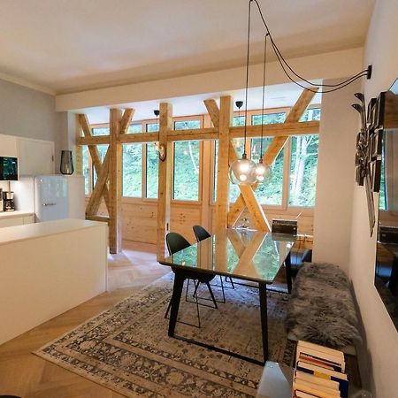 Apartment In Historischer Villa Mit Parkplatz Grünau im Almtal المظهر الخارجي الصورة