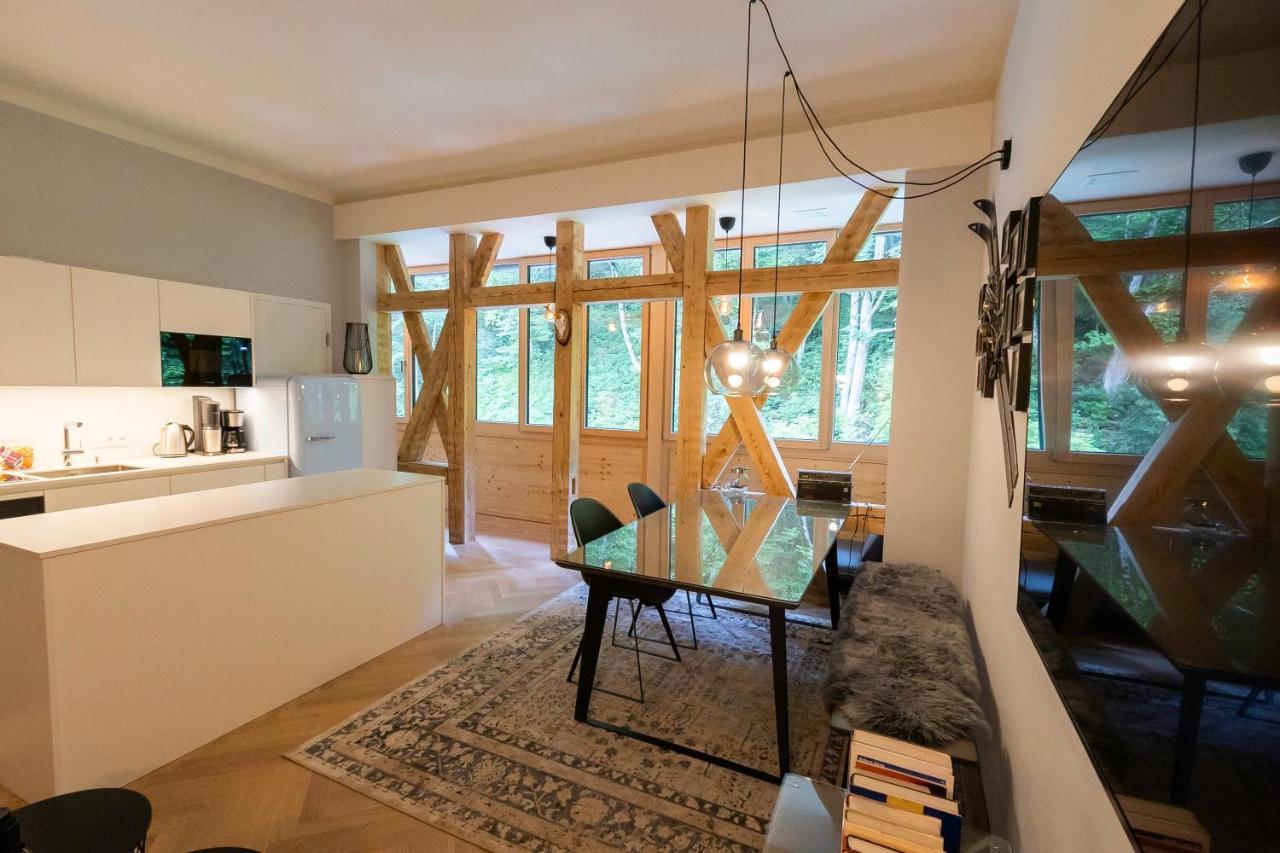 Apartment In Historischer Villa Mit Parkplatz Grünau im Almtal المظهر الخارجي الصورة